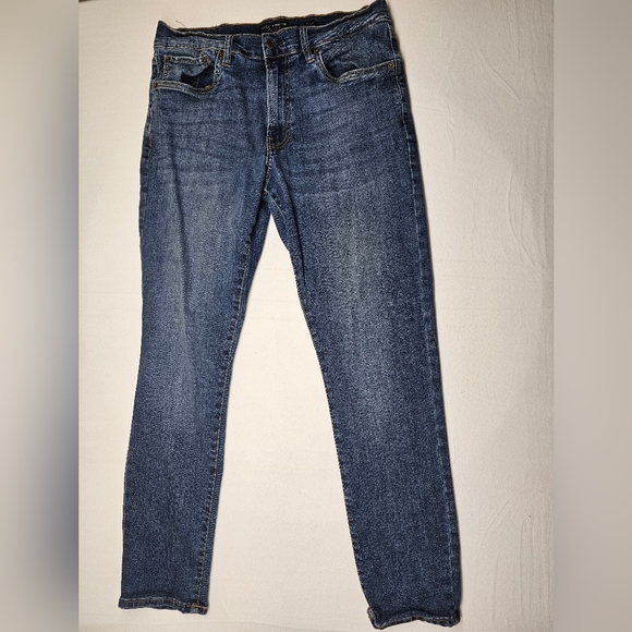 Lucky Brand Men's Slim Straight Blue Jeans - Picture 1 of 10